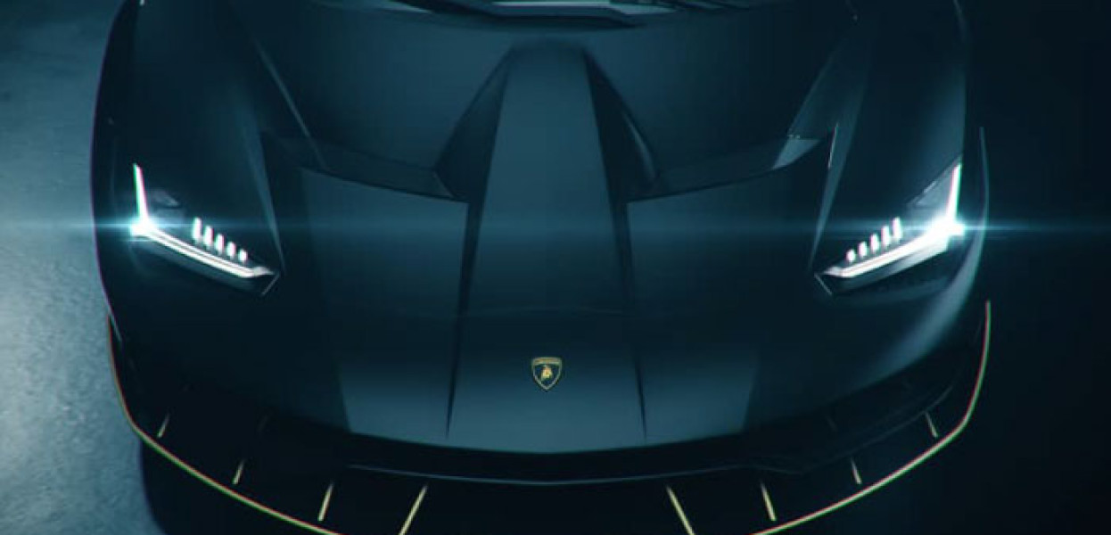 rendered black lamborghini