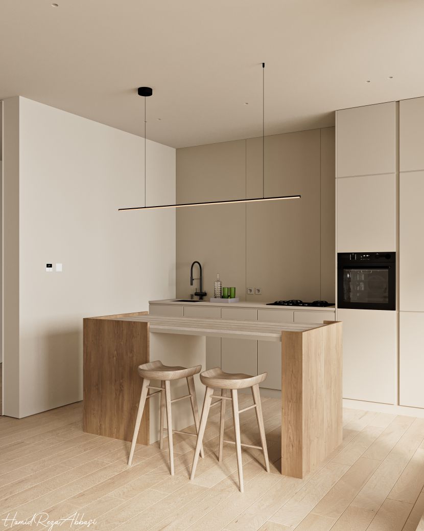 Hamid Reza Abbasi, 'Minimalist Apartment' Architectural visualization