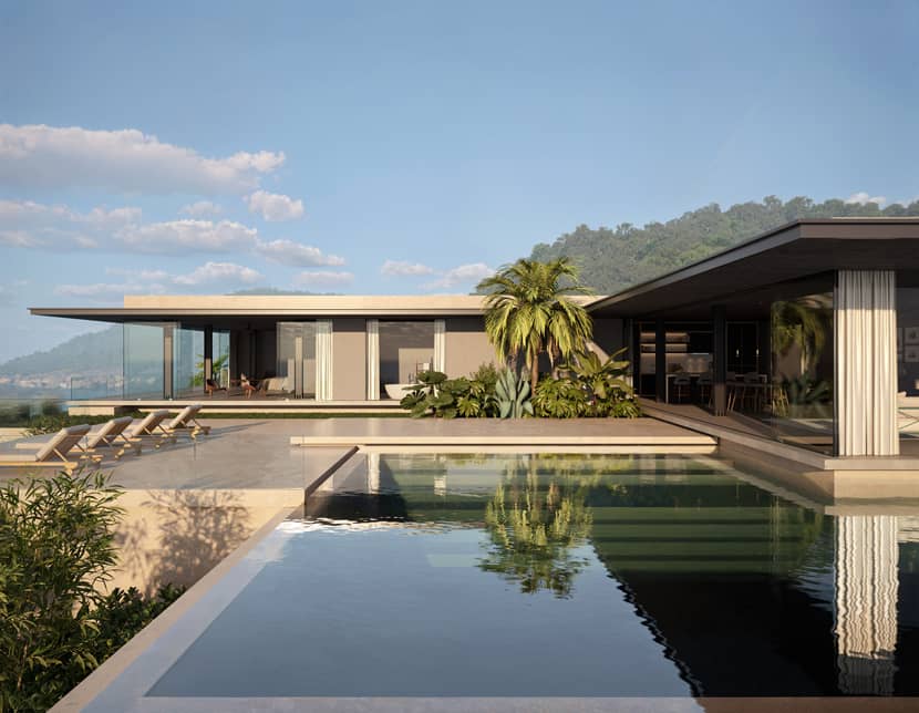 Reza Eftekhari, 'Sea Breeze Nest' Architectural visualization