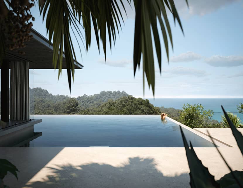 Reza Eftekhari, 'Sea Breeze Nest' Architectural visualization