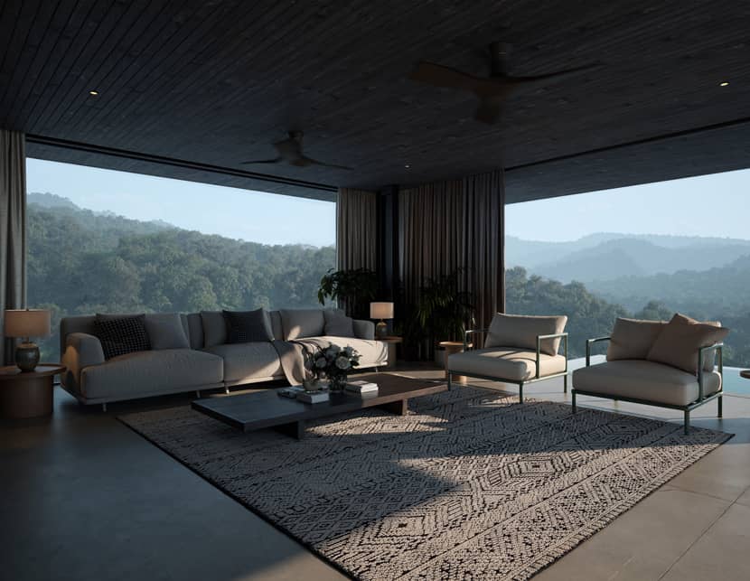 Reza Eftekhari, 'Sea Breeze Nest' Architectural visualization