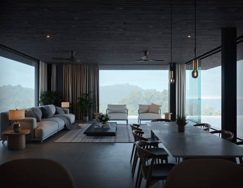 Reza Eftekhari, 'Sea Breeze Nest' Architectural visualization