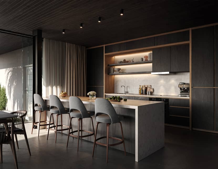 Reza Eftekhari, 'Sea Breeze Nest' Architectural visualization