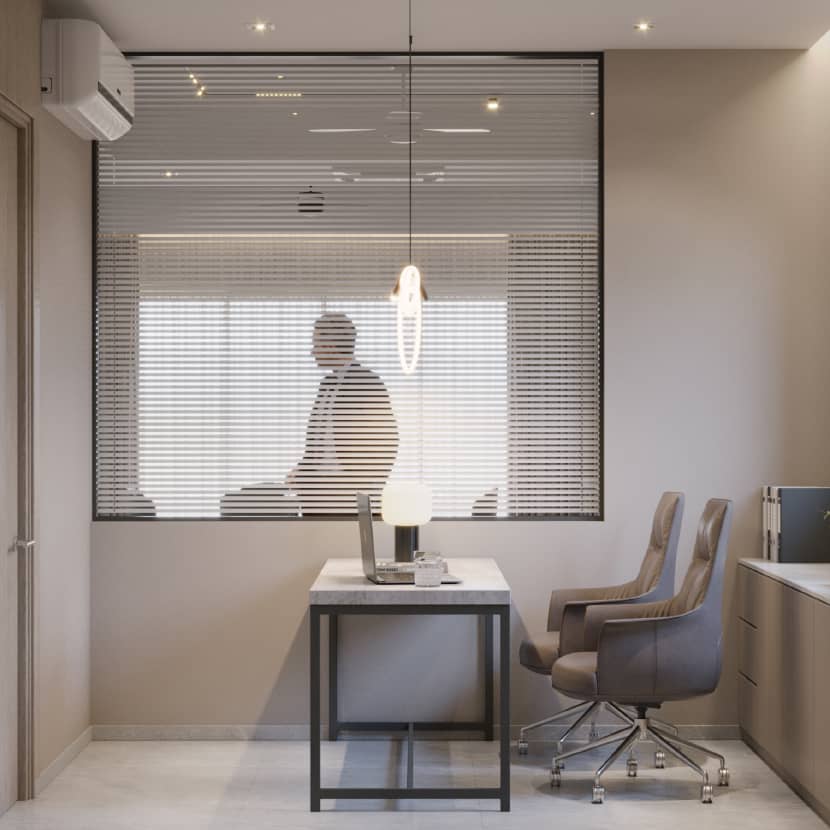 Sujoy Bera, 'Home Office' Architectural visualization