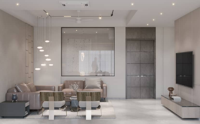 Sujoy Bera, 'Home Office' Architectural visualization