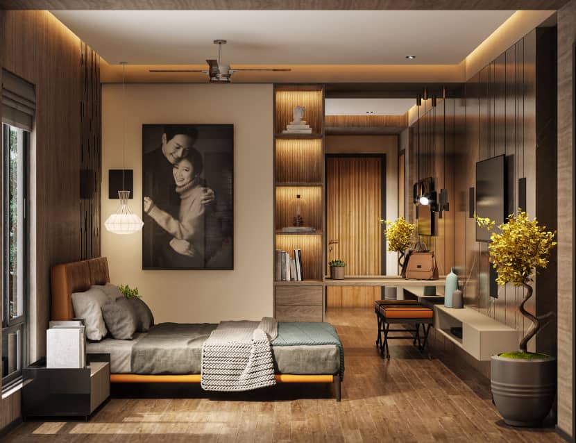 Sujoy Bera, 'Home Office' Architectural visualization