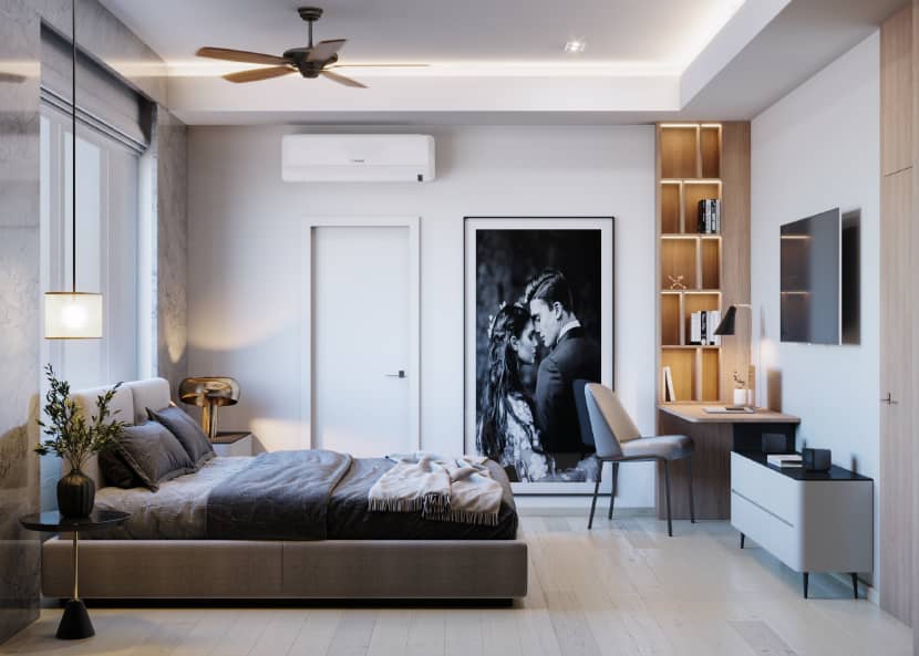 Sujoy Bera, 'Home Office' Architectural visualization