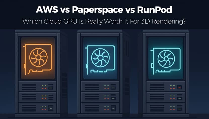 AWS vs Paperspace vs RunPod: Which Cloud GPU Is Really Worth It For 3D Rendering?
