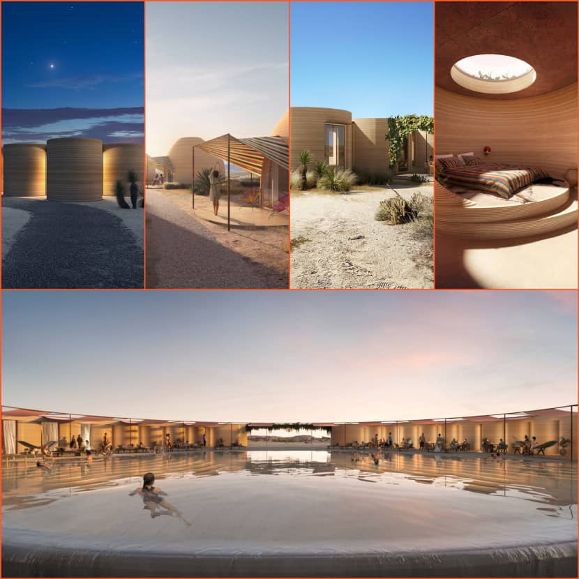 El Cosmico 2.0: The World's First 3D-Printed Desert Oasis Takes Shape in Marfa, Texas El Cosmico 2.0: The World's First 3D-Printed Desert Oasis Takes Shape in Marfa, Texas