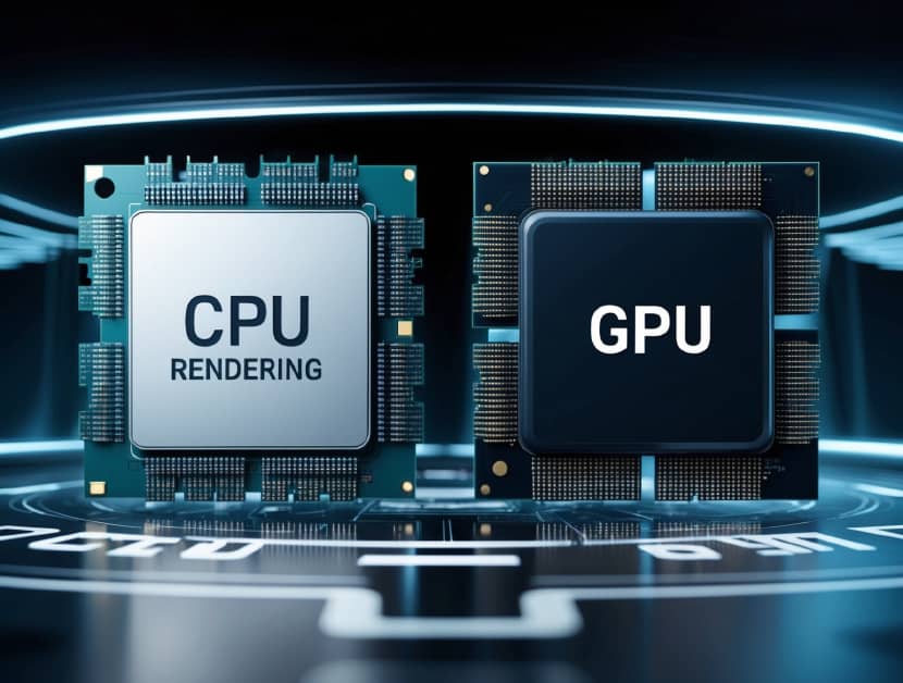 GPU  vs CPU Rendering