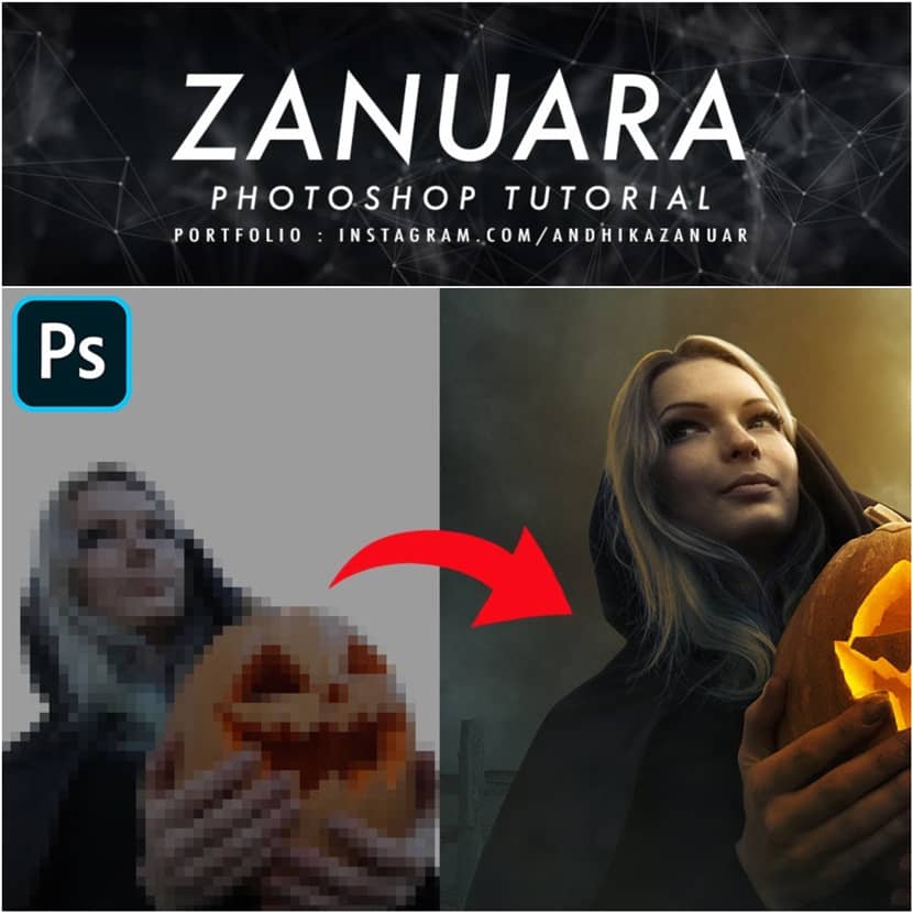 Andhika Zanuar - Photo Editing Halloween in Photoshop