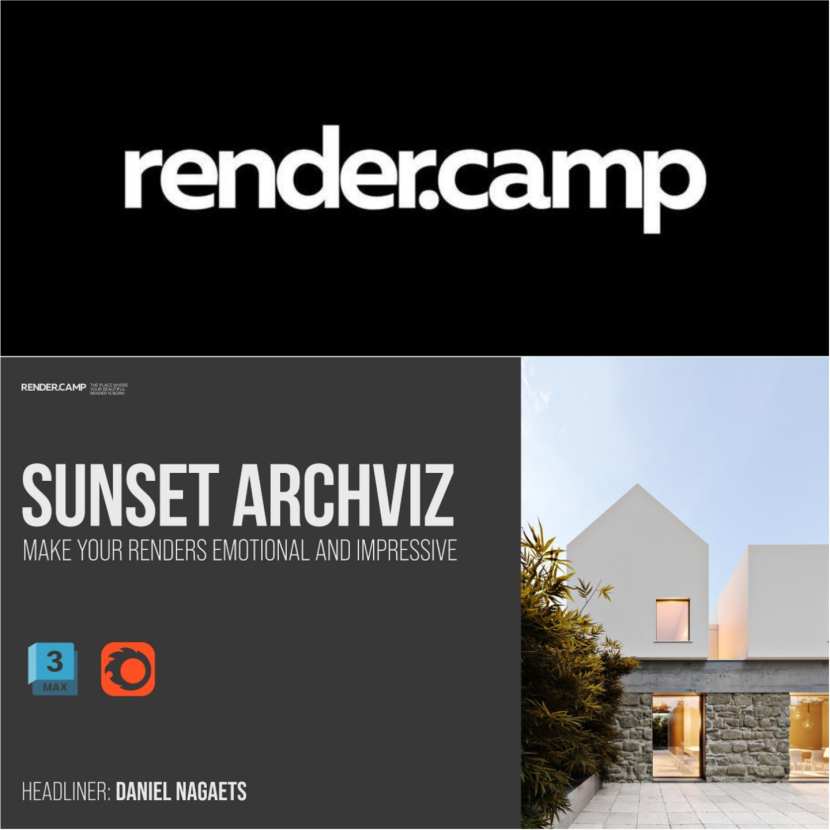 Render.Camp - Sunset archviz tutorial