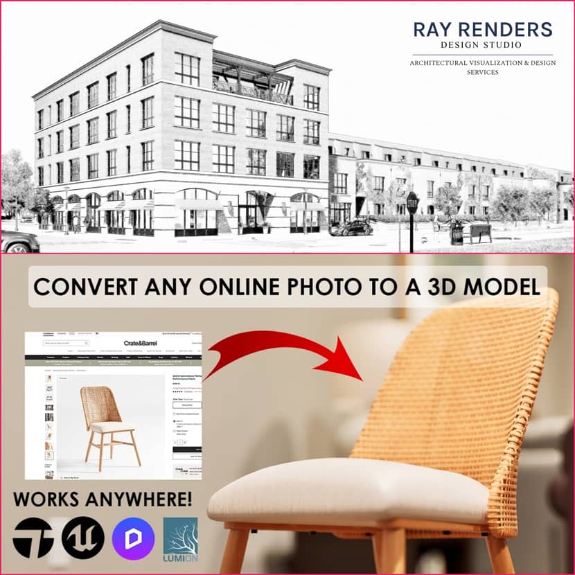 Ray Renders - Download 3D Models Directly from Any Product Website — No Modeling Needed Ray Renders - Download 3D Models Directly from Any Product Website — No Modeling Needed