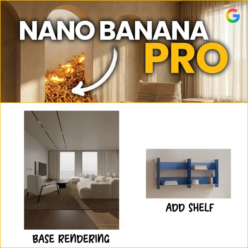 Renderdrop - Nano Banana PRO For Architectural Visualization