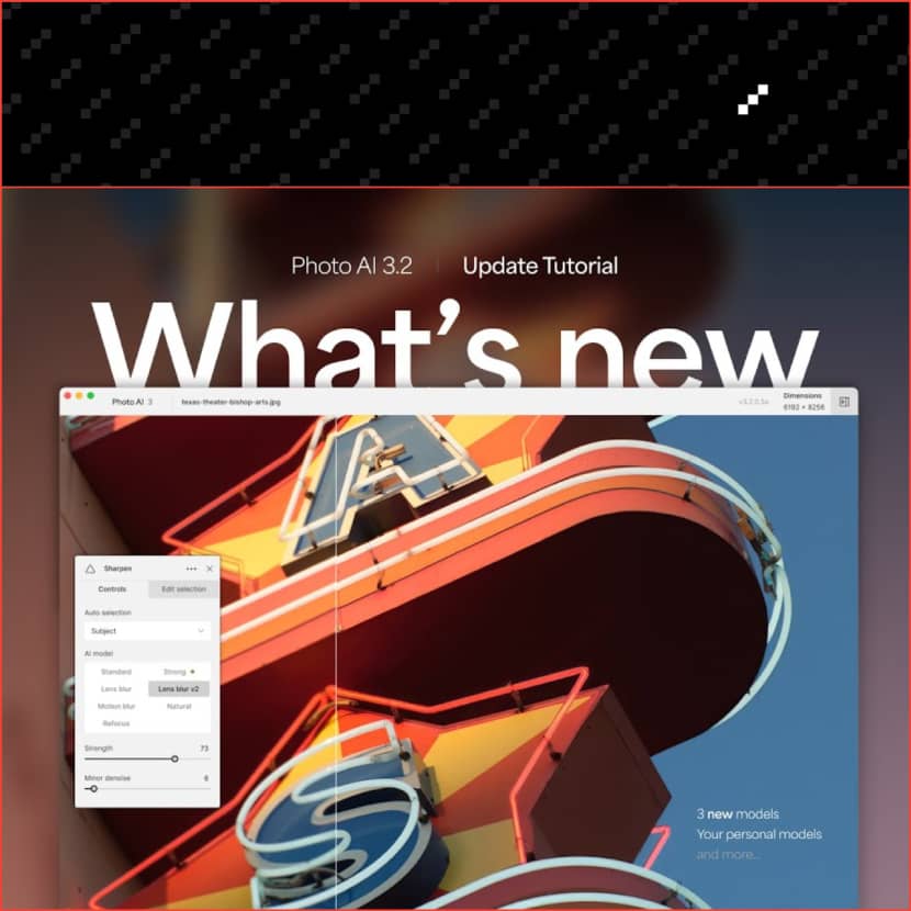 Topaz Labs - What's New in Photo AI 3.2.0